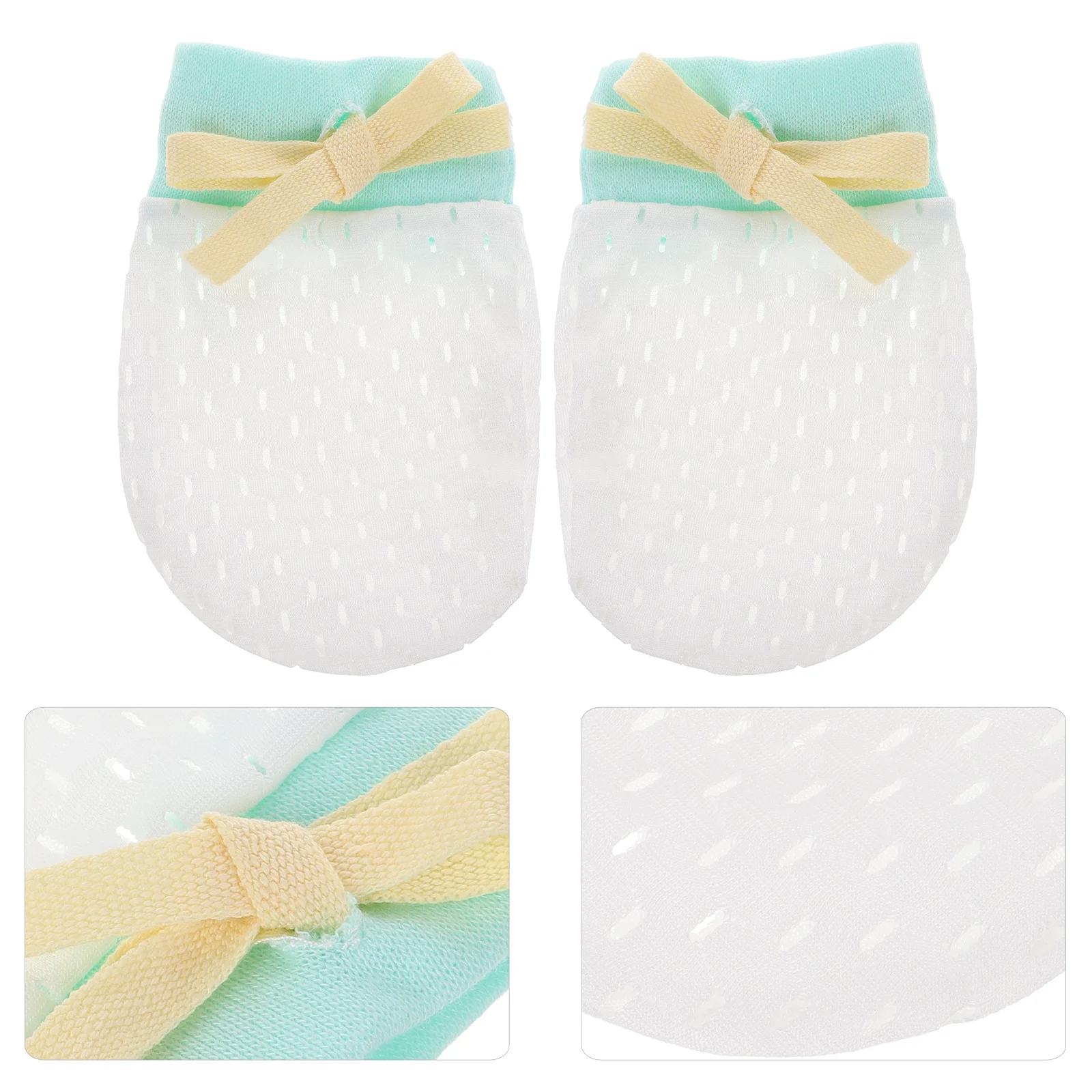 1 Paar Baby-Fäustlinge, kratzfest, verstellbarer Kordelzug, weich, bequem, Schutz für Neugeborene, mehrere Farben