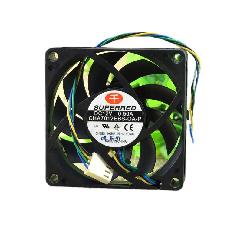 

Superred Cha7012ebs-oa-p 7cm 7015 12V 0.50A 4-Wire CPU Cooling Fan