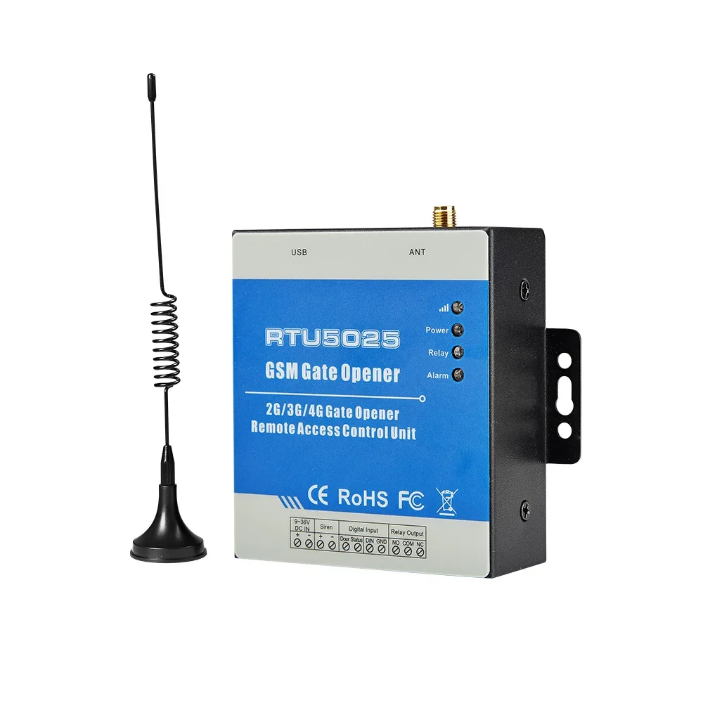 RTU5034 GSM Gate Opener Access Controller Wireless Relay witch for Garage Door Remote Control