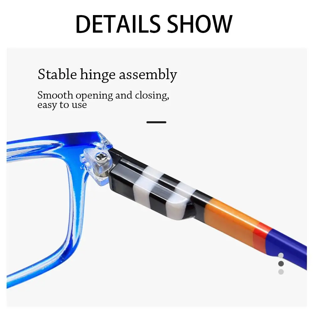Blue Ray Blocking Anti-Blue Light Reading Glasses Progressive Near Far Multifocal Square Eyeglasses Ultralight Eye Protection