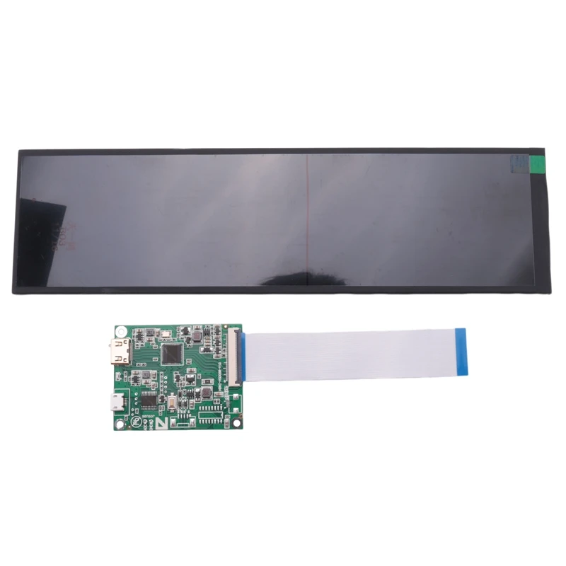 8.8-Inch 1920X480 Resolution 600-Brightness Bar LCD Display, MIPI Interface, HSD088IPW1-A00 With Driver Board