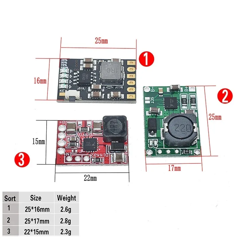 TP5100 charging management power supply module board TP5000 1A 2A compatible with 4.2V 8.4V single and double lithium batteries