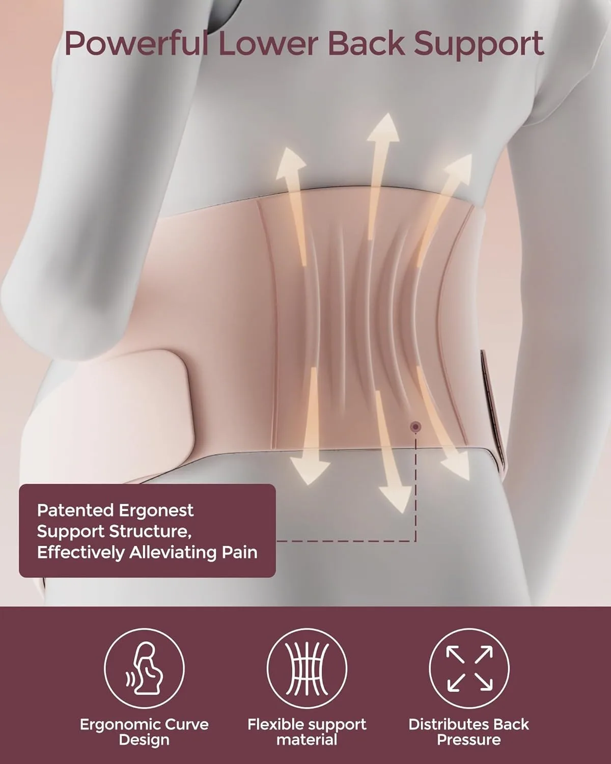 Maternity Belly Support Belt Pregnancy Adjustable Breathable Shoulder Strap for Pregnant Women Prenatal Postpartum Abdominal
