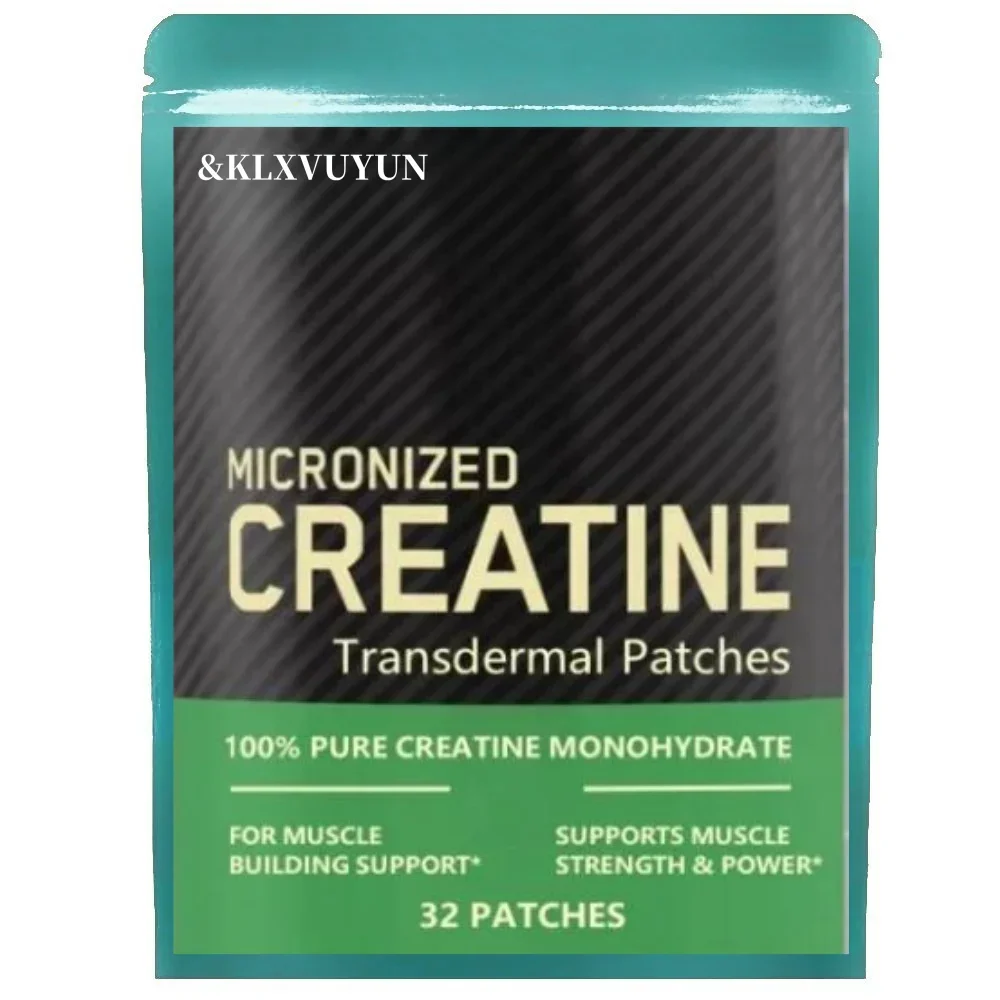 Creatine Monohydrate Transdermal Patches- Support Muscles, Cellular Energy And Cognitive Function - 32 Patches/bag