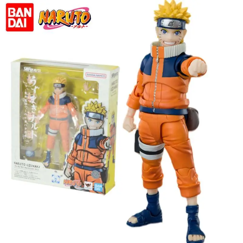 In Stock BANDAI S.H.Figuarts Naruto Childhood Juvenile Naruto Uzumaki - The No.1 Most Unpredictable Ninja Action Figure Toy