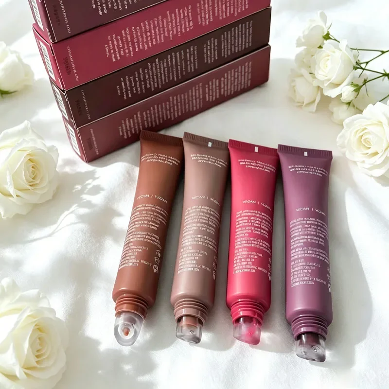 Lip Gloss Brand 8 Colors Dream Lip Oil Moisturizing Nourishing Transparent Flushed Lip Stain Gloss Lip Balm Cream Lipstick Set