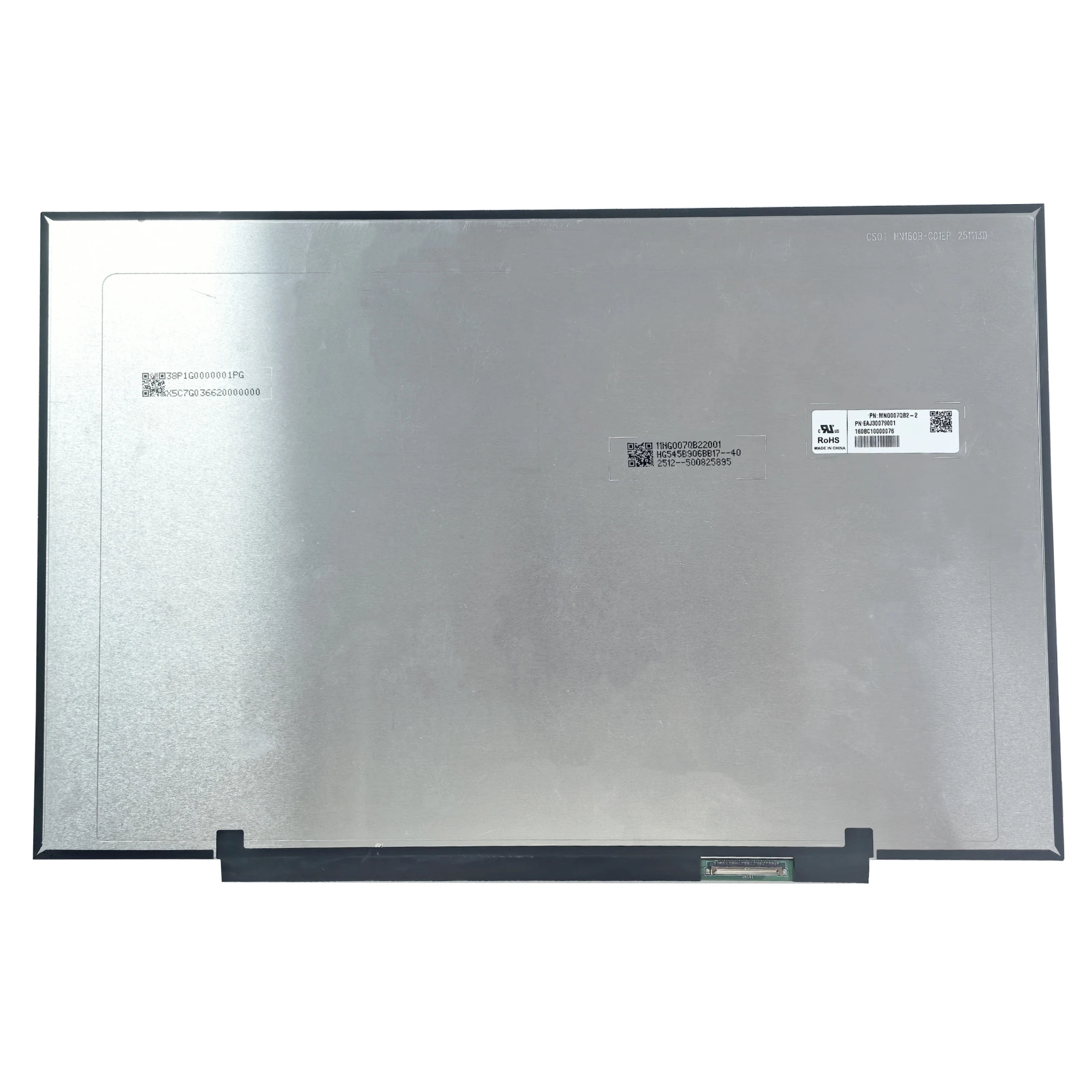 MNG007QB2-2 16.0'' Laptop LCD Screen Display Panel Matrix 1920*1200