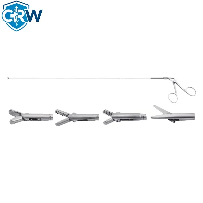 CRW Bestselling Manual Urological Instruments Set Reusable Flexible Foreign Body Forceps for Urethro-Cystoscopy Made