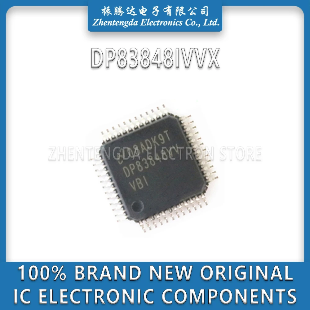 

DP83848IVVX DP83848 IC Chip LQFP-48