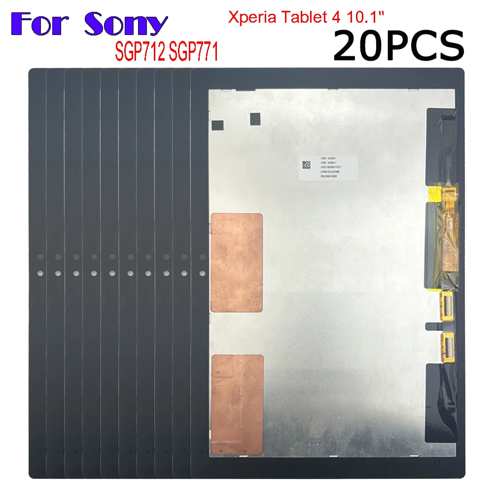 

ЖК-дисплей с сенсорным экраном и дигитайзером в сборе для Sony Xperia Tablet Z4 SGP771 SGP712, 20 шт.