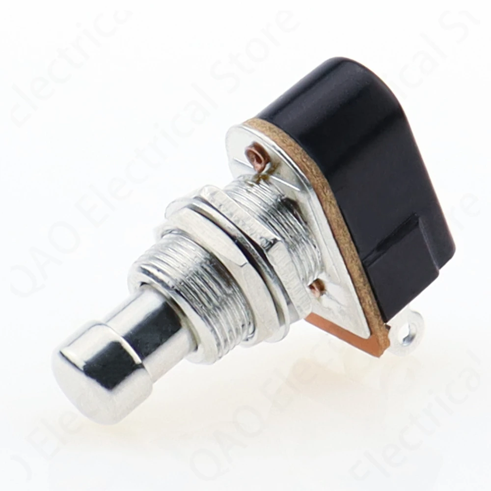 1PC SPST Momentary Soft Touch Push Button Stomp Foot Pedal Switch Electric Guitar Switch OFF-Momentary ON