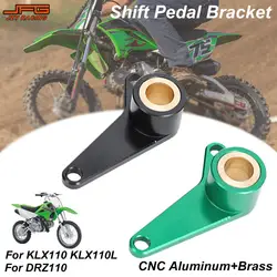 Motocross Gear Shift Pedal Shaft Support Bracket Holder Stabilizer For KAWASAKI KLX 110 110L 2005-Present SUZUKI DRZ110 CNC Part