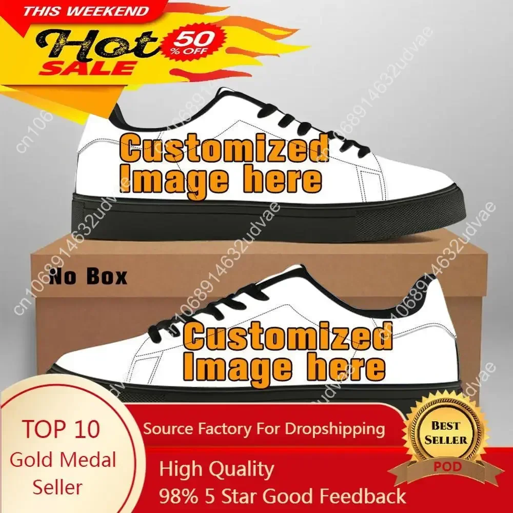 

Fashion Men Canvas Shoes Customized Image Logo Casual Sneakers 2020 Male Teenager College Footwear Tenis DIY Dropshipping