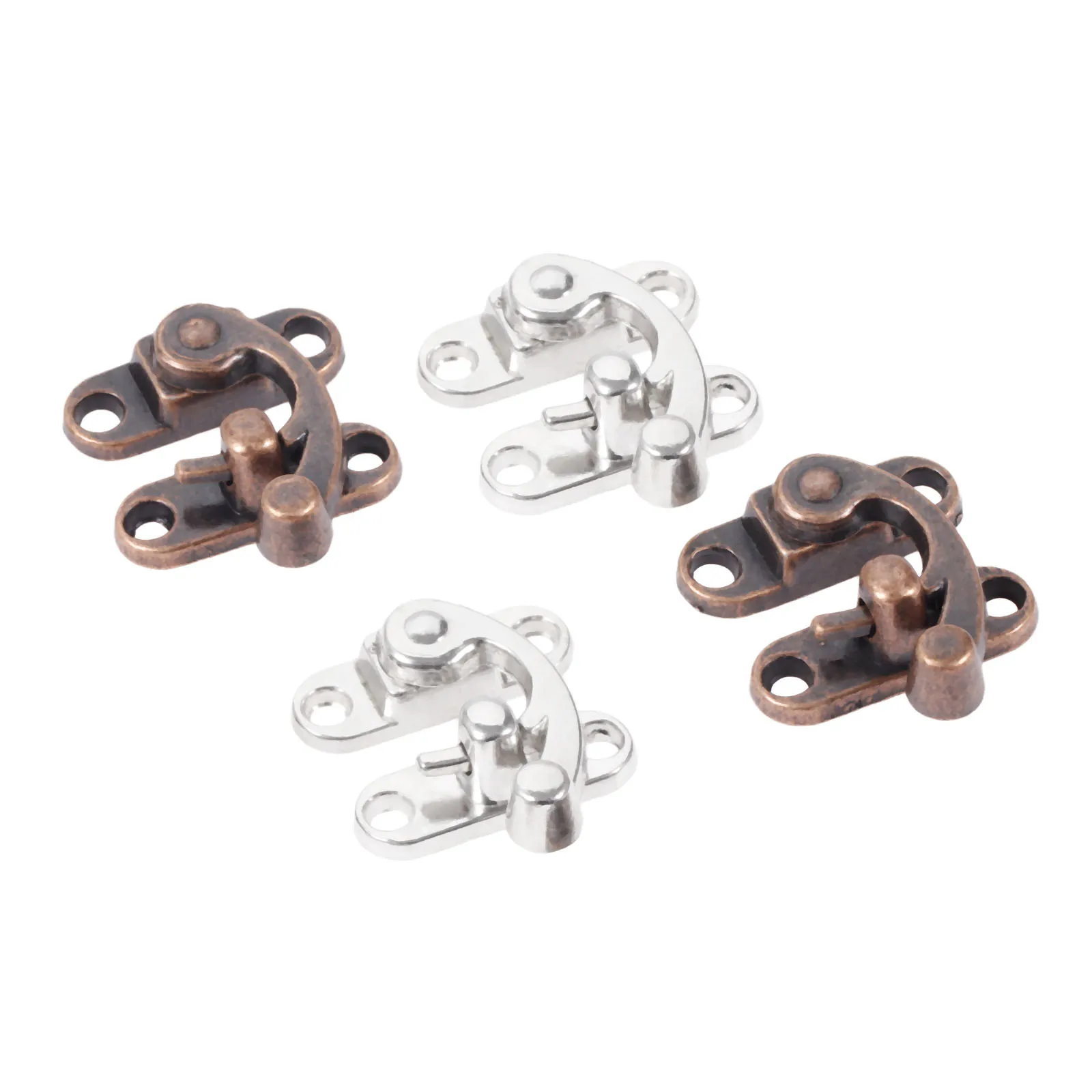 

2pcs Box Latch Hasps Lock Catch Latches Buckle lock 29*33mm Jewelry Wooden Box Wine Case hardware 29*33mm