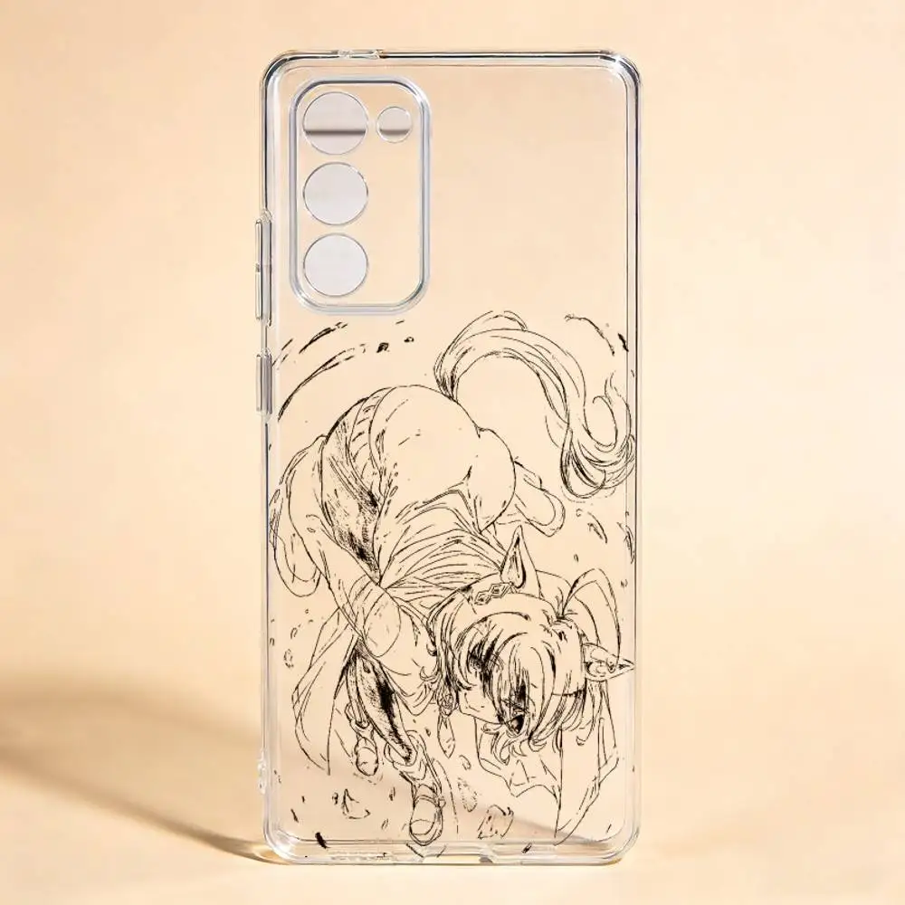 Game Anime Umamusume Pretty  Phone Case For Samsung Galaxy S24 S25 S23 S22 S21Transparent Case Cover