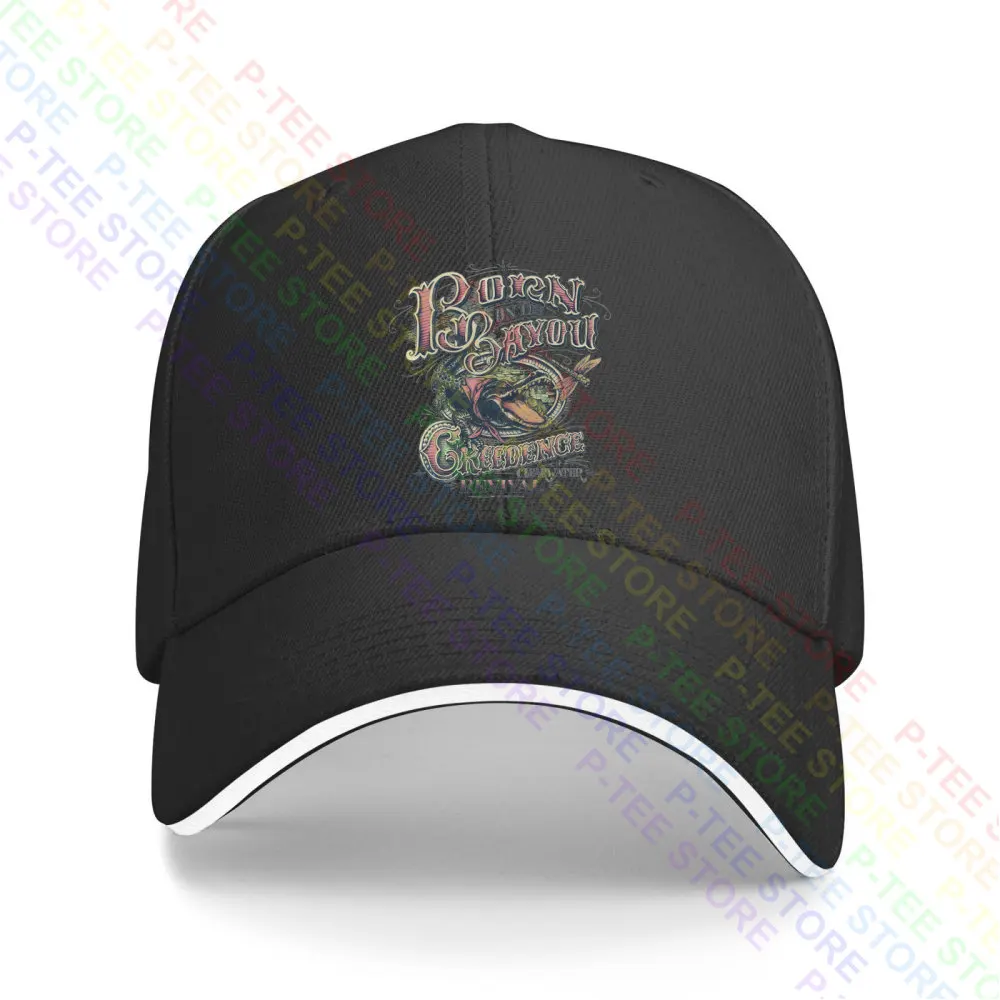 

Creedence Clearwater Revival Born On Bayou Baseball Cap Snapback Caps Knitted Bucket Hat