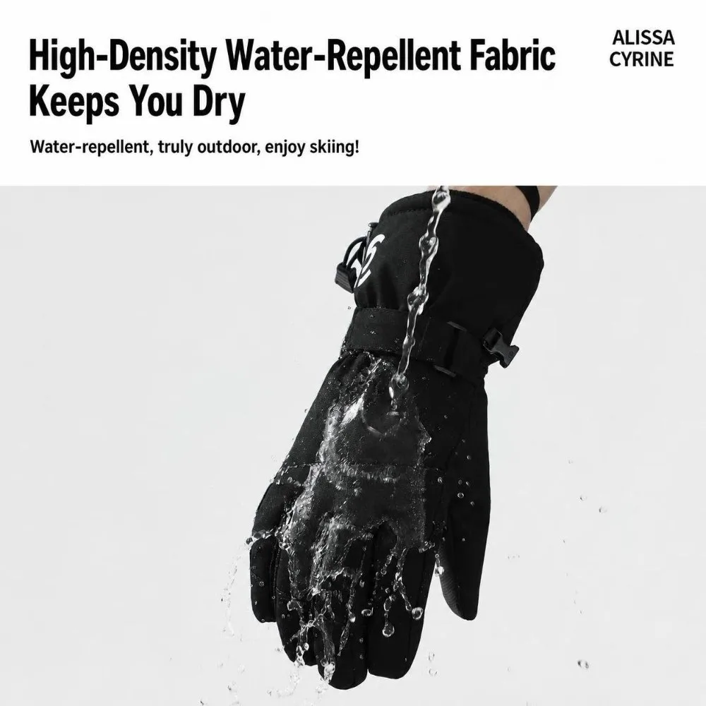 Windproof Skiing Gloves Keep Warm Cold-proof Outdoor Cycling gloves Thickened Touch-screen Snowboard Gloves for Men Women