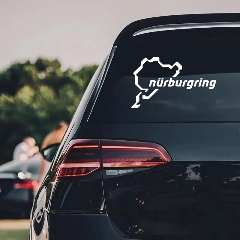 Nurburgring Circuit Map Waterproof Self-adhesive Sticker Premium Durable Decal For Car Exterior Styling Accessories