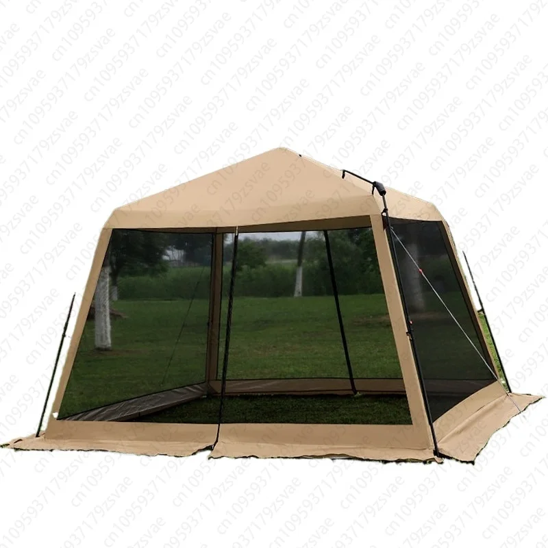 Automatic tent silver glue sunscreen camping leisure barbecue shading pergola