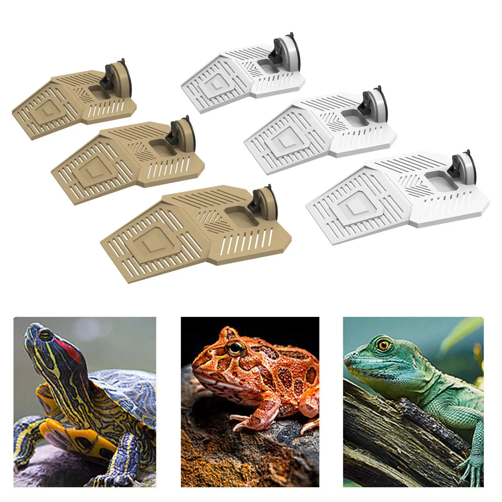 Multifunctional Turtle Basking Platform Removable Ramp for Reptile Tank Terrarium Turtle Pet House Accessory