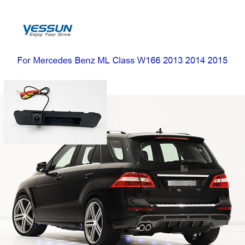 Yessun HD fisheye 1280*720 Rear View Camera For Mercedes Benz ML Class W166 2013 2014 2015 trunk car camera 3D denoise camera