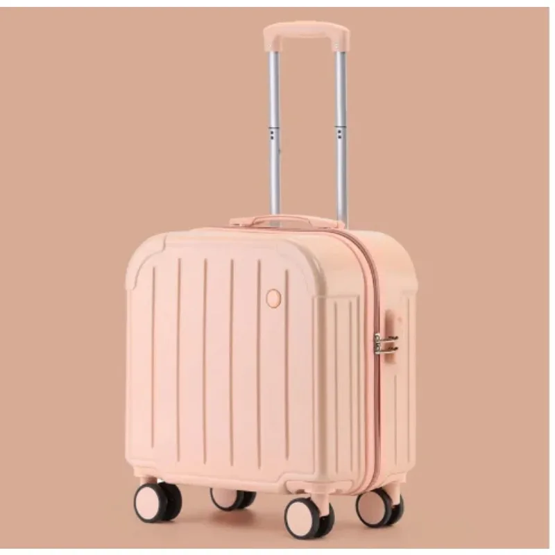 18 inch Lightweight Mini Suitcase Small Lightweight Boy/girl Trolley Case New Boarding Code Case Silent Universal Wheel Durable