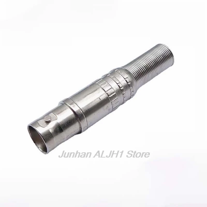 BNC Female Spring Tail Cable Soldering Adapter Q9 BNCK 75-5 BNC Injector for CCTV Video Monitor Connectors Welding Plug F1