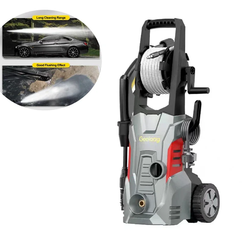220v fully automatic high-power car washer - convenient home use high-pressure water pump for pressure washing