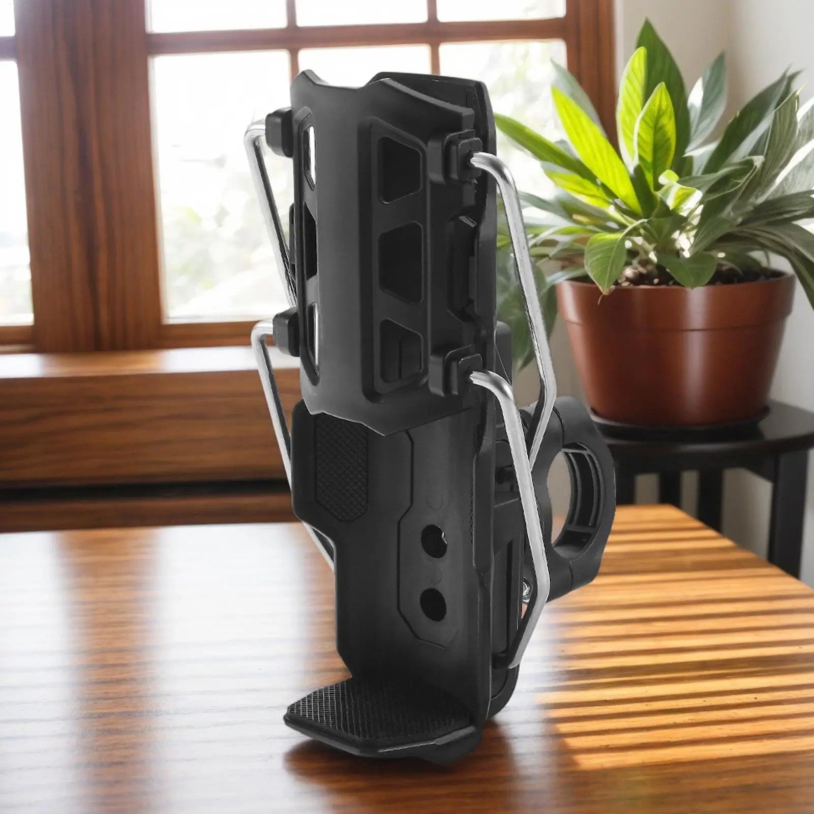 ATV Cup Holder Bikes Water Bottle Mount Size Adjustable No Drill Drink Holder for 1.26-3.15 Inch Diameter Bottles for Bikes