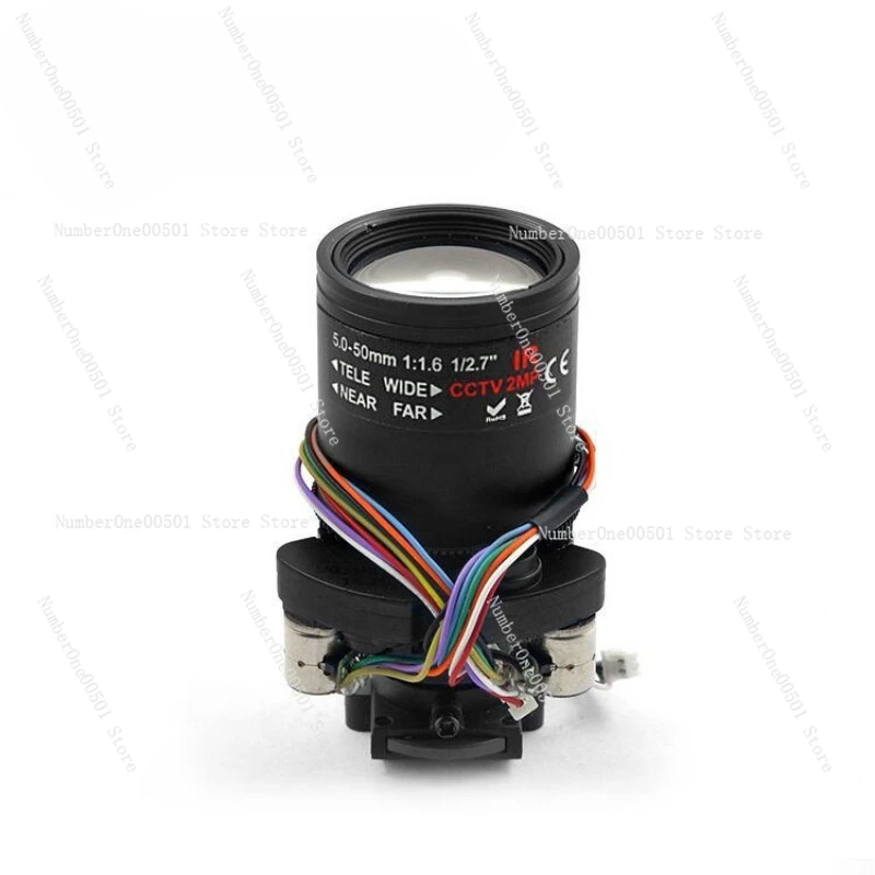 YT30017JZ Motorized Zoom Lens 2MP HD IR-CUT Switcher Assembly 6.5-42.5mm High Transmittance Low Distortion DIY