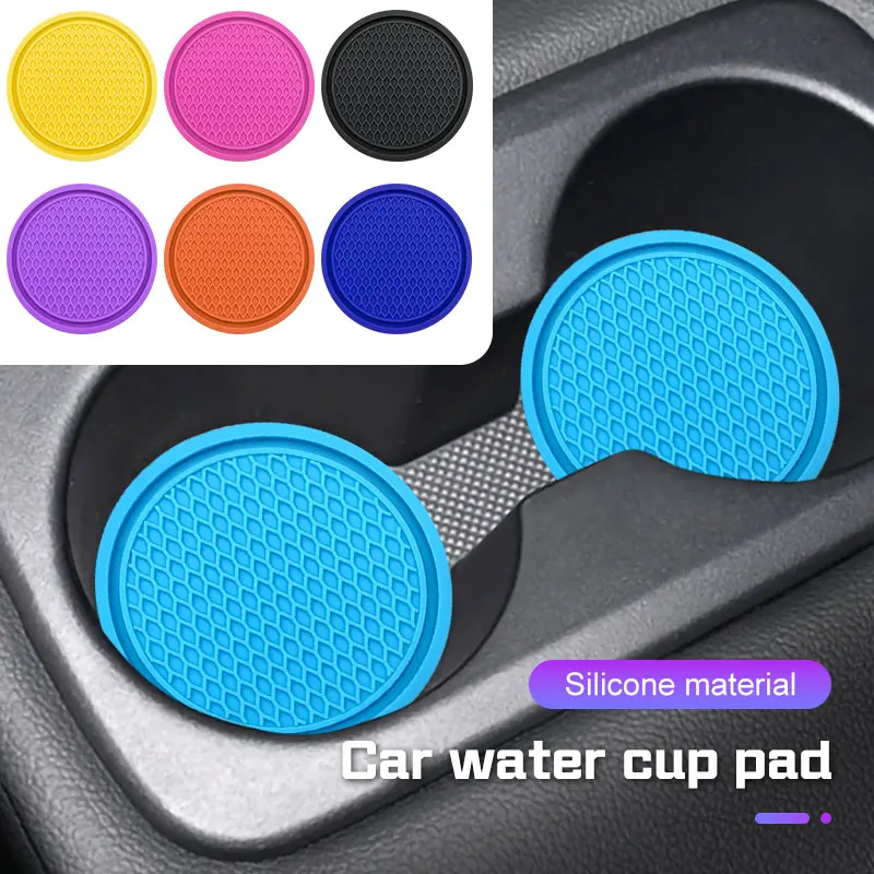 

Multi-Colors Car Coaster Water Cup Mat Accessories For Chevrolet Chevy Malibu Vauxhall Zafira Astra Insignia Anti-slip Drink Pad