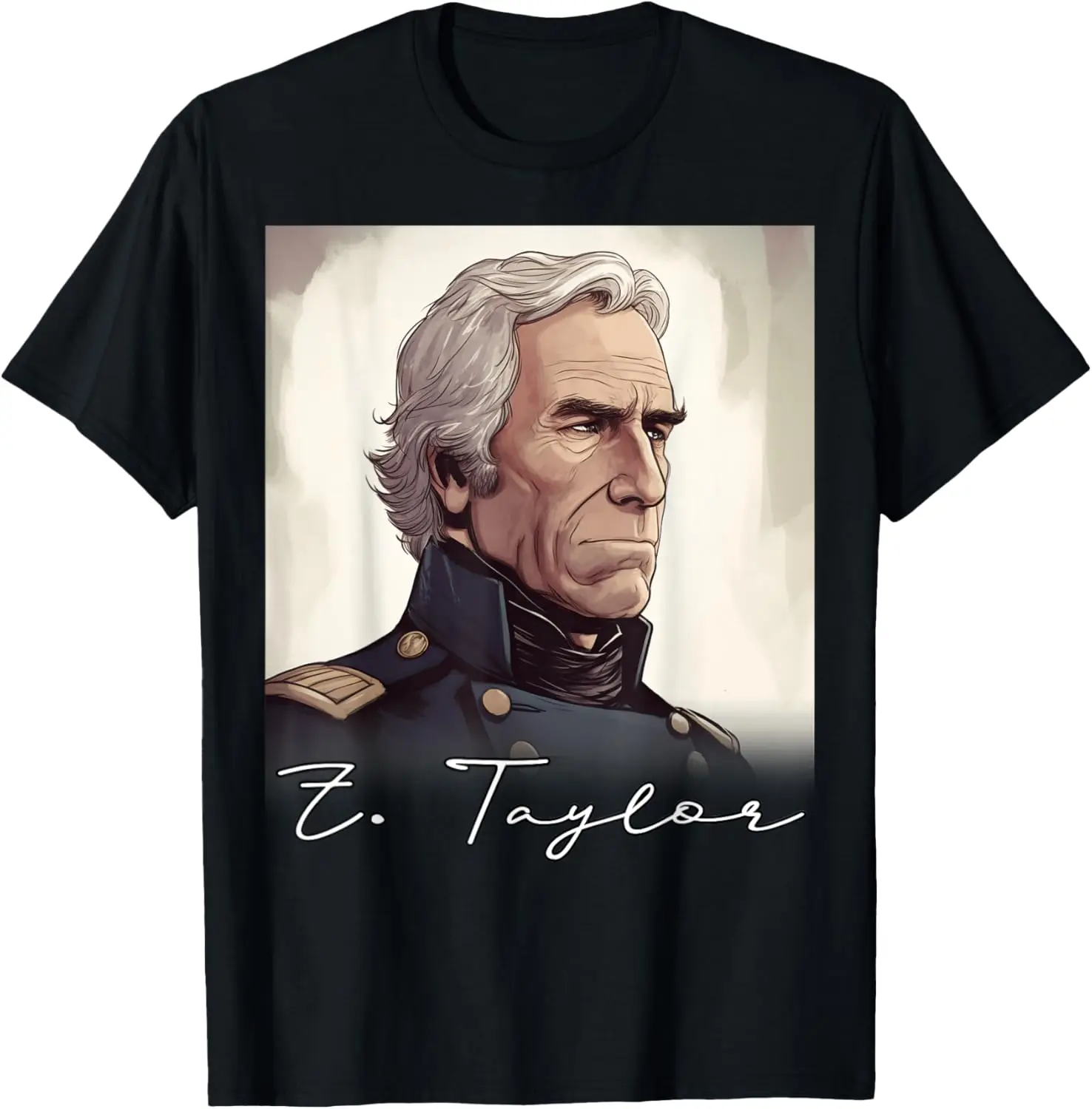 4th Of July Zachary Taylor President US Flag Patriotic T-Shirt