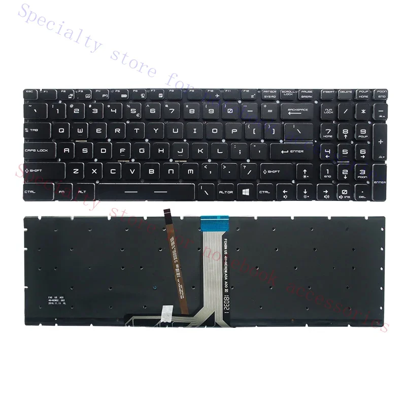 US/RU backlight Laptop Keyboard For MSI MS-16J2 16J3 16J4 16H5 16H4 16J6 1799 1796 16J9 1792 1791 1795 16H2 16H3 16H6 16P5 GS60