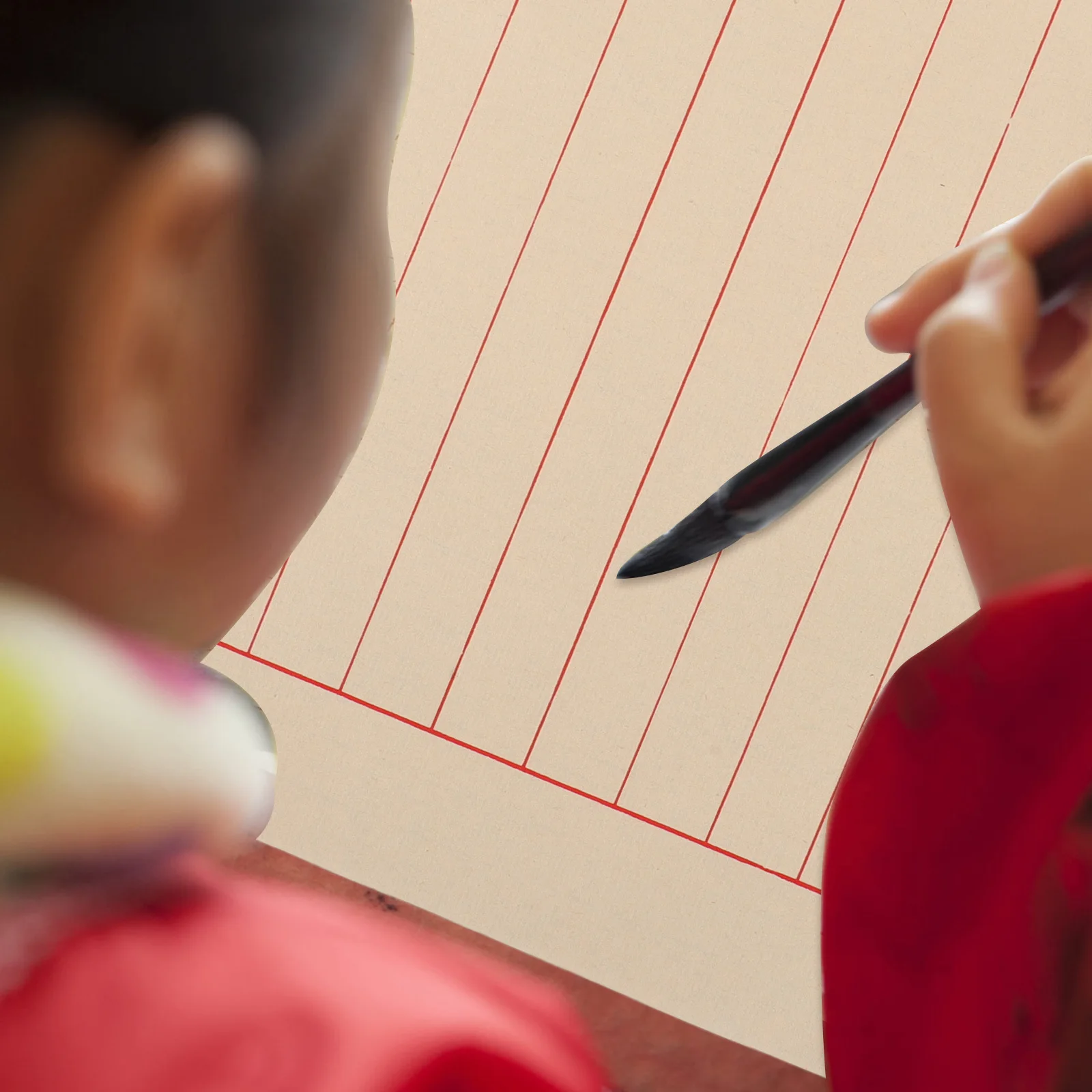 50 ورقة سميكة من ورق الأرز للخط الصيني على الطراز العتيق لممارسة الخط ومستلزمات الكتابة الفنية #6