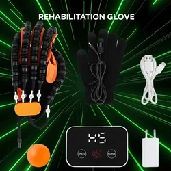 Guantes de Robot de rehabilitación para entrenamiento de manos, dispositivo ejercitador de rehabilitación de dedos para accidente cerebrovascular, hemiplejia