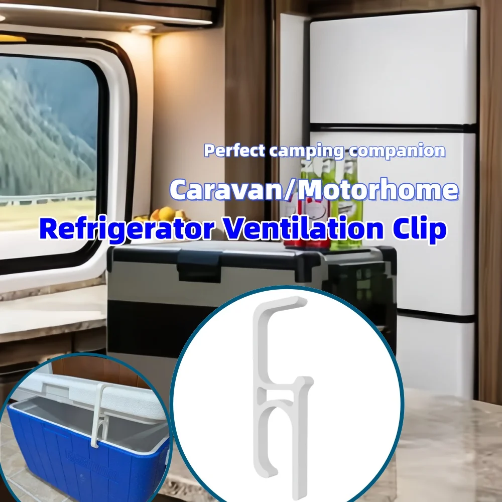 RV Refrigerator Lid Ventilation Clip Prevents Mold During Storage Refrigerator Ventilation Clamp Caravan Motorhome Camping Tool