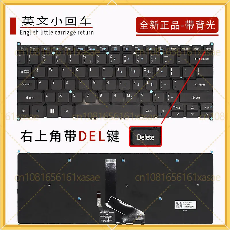 For Acer TravelMate TMX45-51 TMP414-51G P614 N20H4 N18P6 N19H3 Laptop Keyboard US RU SP Layout Replacement