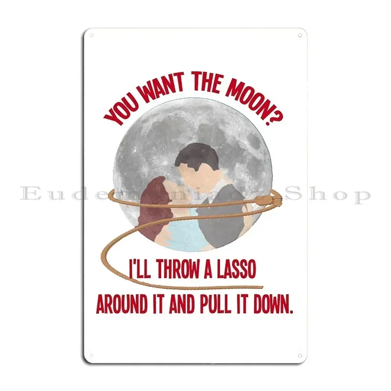 It S A Wonderful Life Christmas Gift You Want The Moon Metal Signs Wall Plaque Cinema Personalized Bar Cave Tin Sign Poster