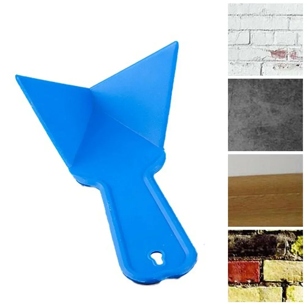 Angle Puller plástico para pintura, espátula de parede Putty, construção de lama diatomácea, ferramenta de ângulo direito, raspador, raspagem decoração ferramenta