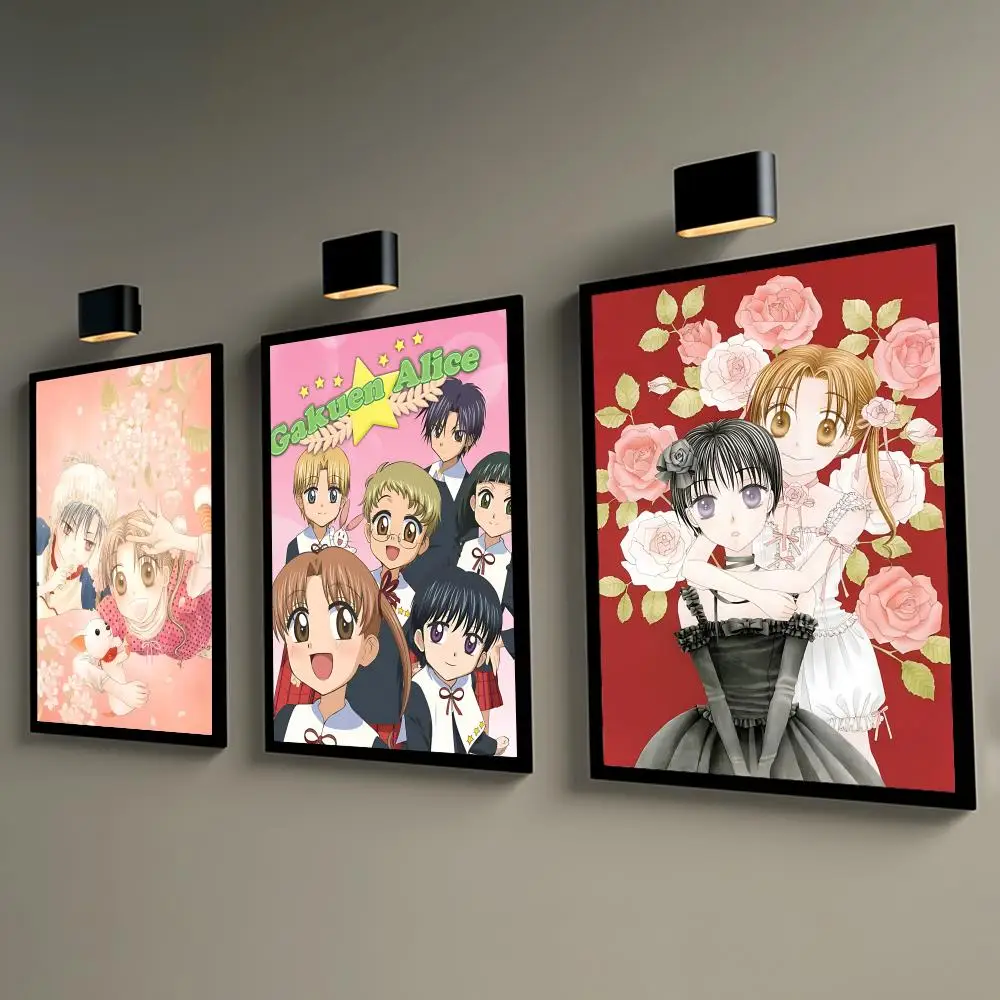 Anime A-Alice Academy Movie Poster DIY Sticky HD Wall Decor Anti-wrinkle for Bedroom/e-sports room Family Life Pet anime