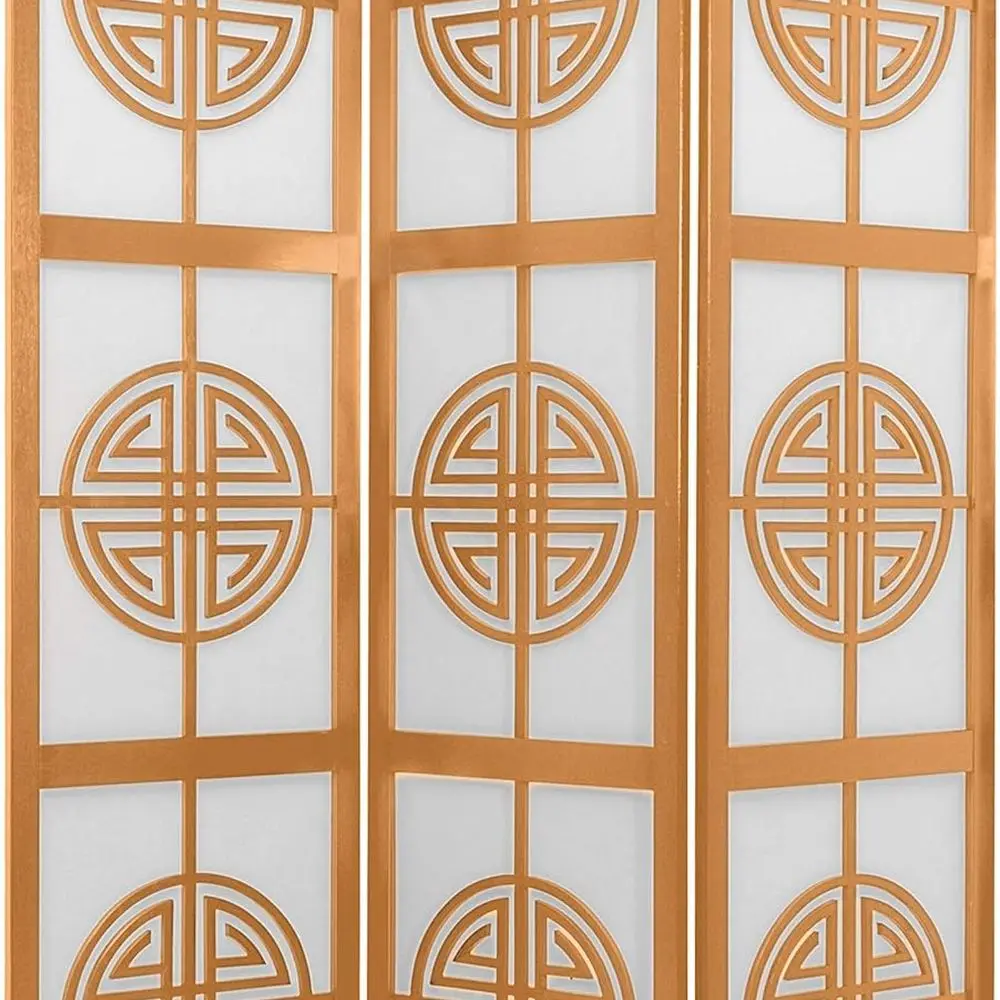 6 ft. Tall Long Life Shoji Screen - 3 Panel - Natural
