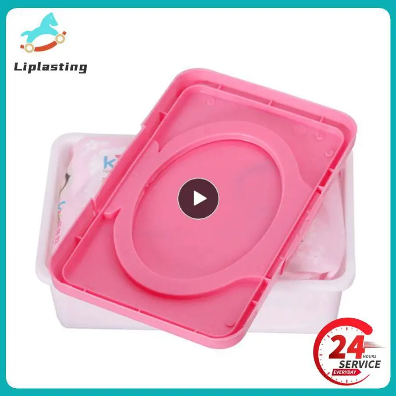 

Wet Tissue Paper Case Baby Wipes Napkin Storage Box Tissue Holder Container Plastic Napkin Storage Home Accessories