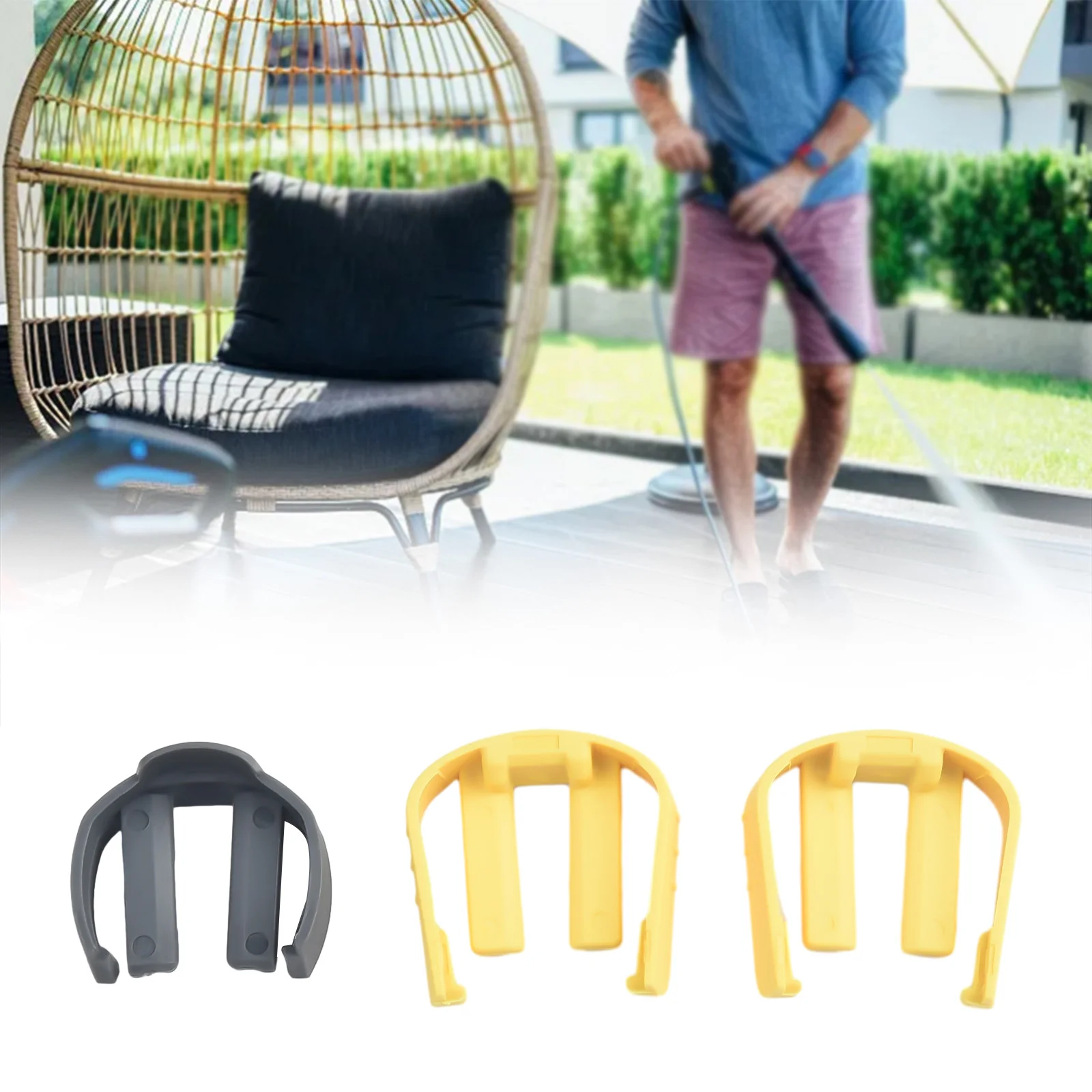 

Hose Clamp Car Clip Pressure Washers Yellow Replace Part Set Accesories Grey Hose Clamp High Quality Brand New