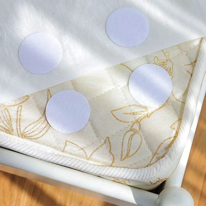 10 قطعة شريط تثبيت بخطاف وحلقة ذاتي اللصق مع أبازيم من النايلون اللاصق لتثبيت الحصير وأدوات منزلية للسيارة #5