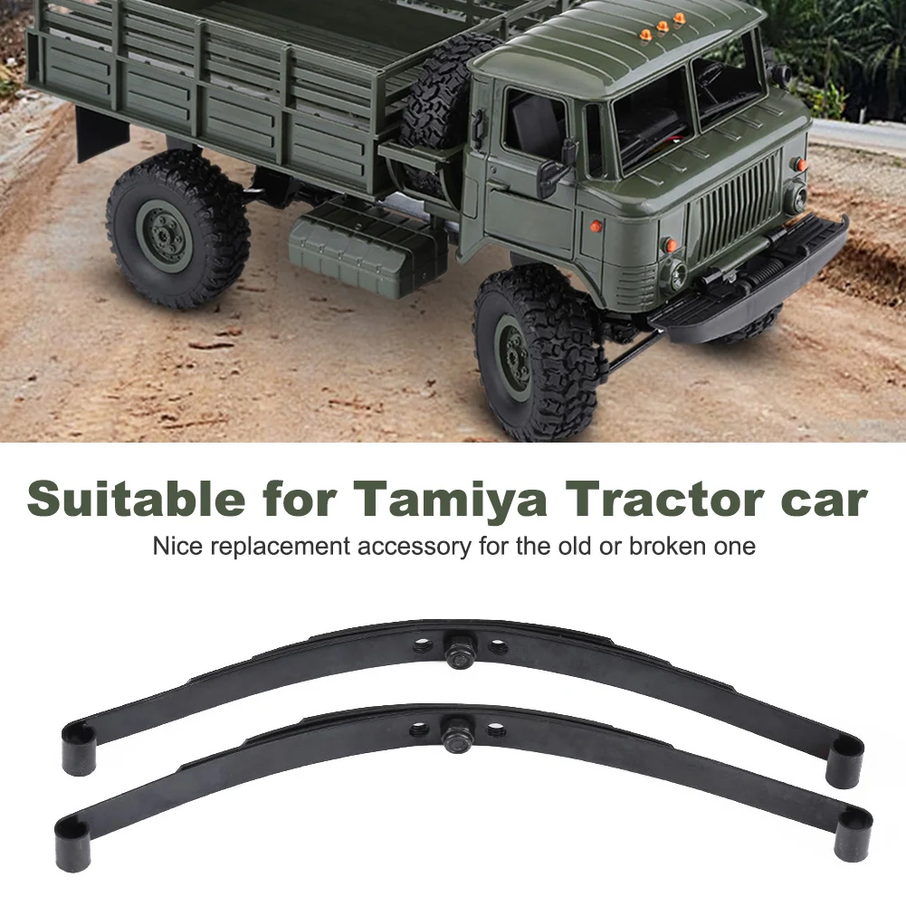 Barra di sospensione a molla RC Barra di sospensione a molla a balestra in acciaio per accessorio RC per auto cingolata RC in scala D90 1/10