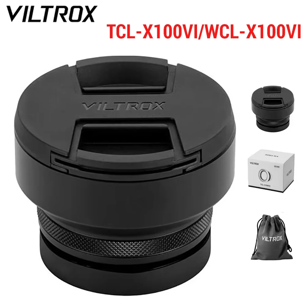 Viltrox TCL-X100VI WCL-X100VI 50mm Äquivalentes Teleobjektiv für FUJIFILM X100 Serie Kameras