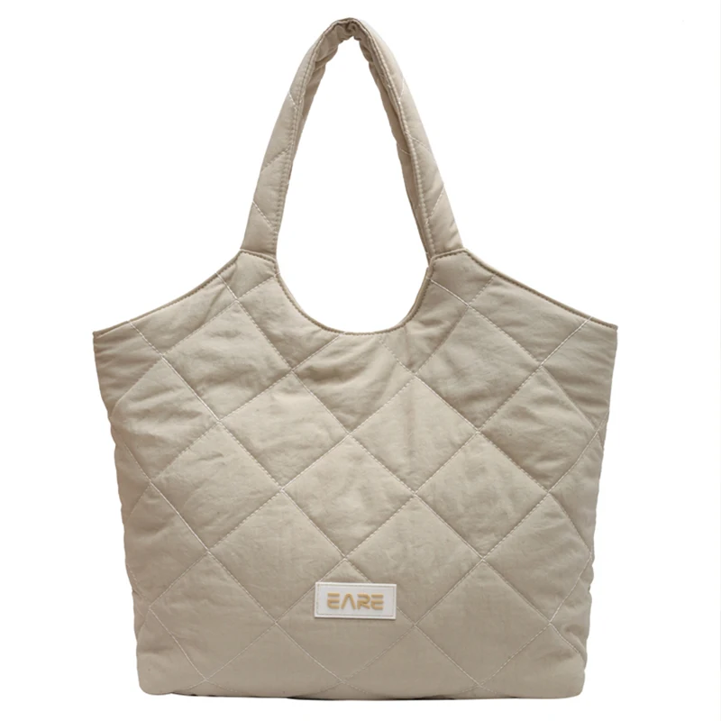 Large Capacity Bags for Women 2023 Autumn Winter Space cotton Single Shoulder Shopping bag Fashion Trend Handbag Ladies Totes