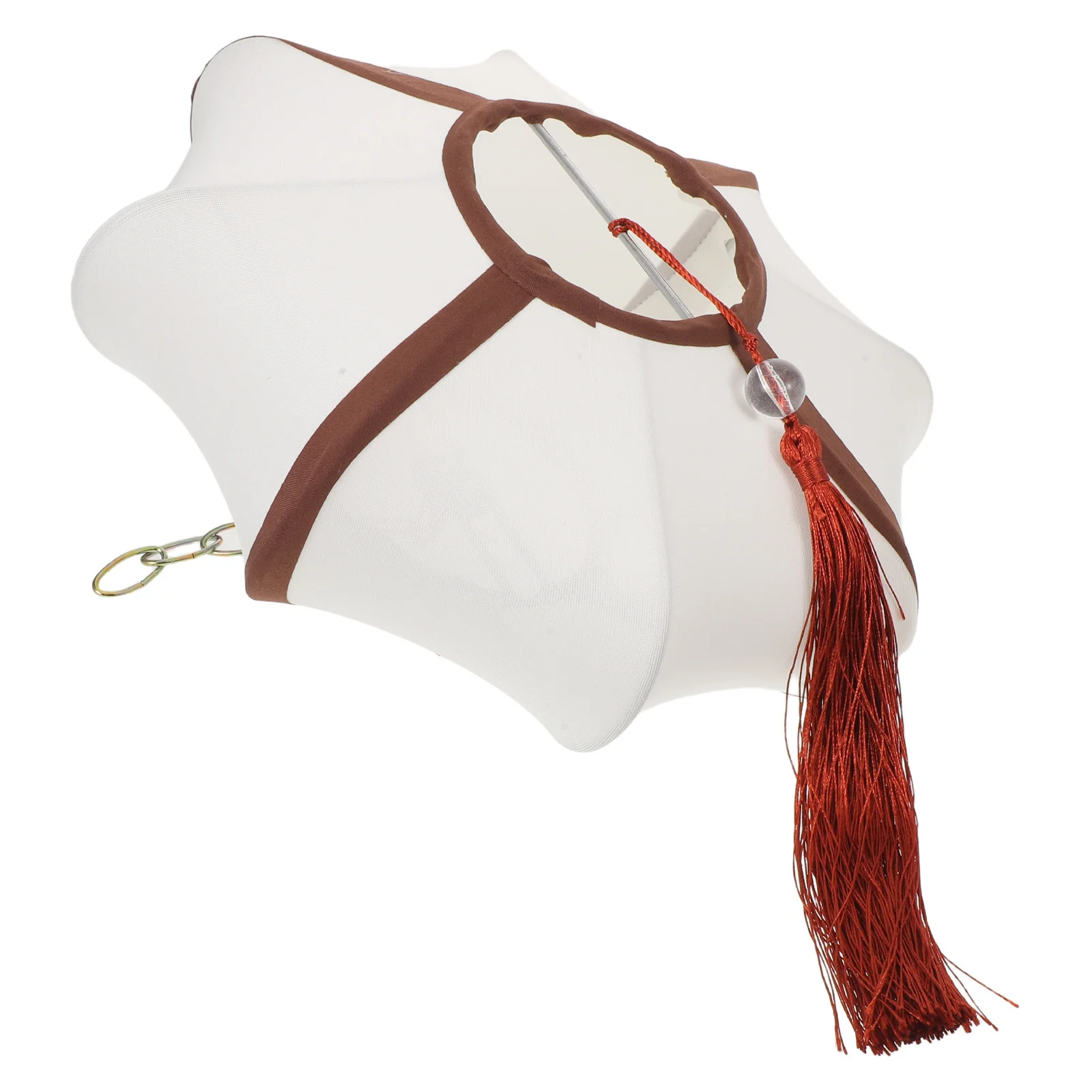 

Retro Chinese Style Lampshade Pendant Lighting with Fabric Stable Structure Ideal for Restaurant Living Room Decor