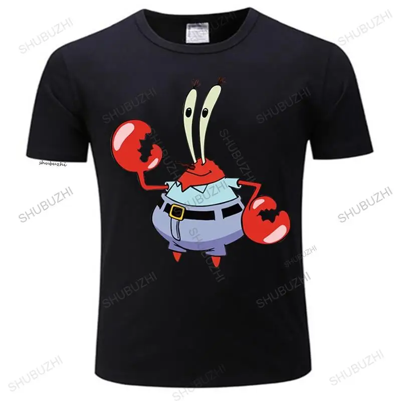 New Mr Krabs Face Harajuku Streetwear Shirt Men Cartoon Inspired T Shirt Red For Men t-shirt vintage unisex summer tee-shirt