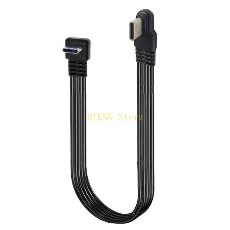 90 Degree Extension Cable USB C Male to Type C Data Adapter Cord 45W Fast Charging best sale